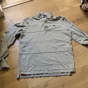 Abercrombie & Fitch Gray Polo Shirt